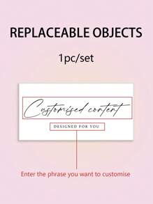 1pc Unframed Custom Quote Sign Wall Arts , Designed For You ,Personalized Wood Framed Sign , Custom Wall Art , Personalized Signs Poster, Valentine's Day, Valentine's Day Decor Gifts Birthday Graduation,Home Refresh,Multi-Functional, ,Ornamental,Reusable,Exquisite,Stylish,High-Quality,Colorful,Modern,Custom,Personalized,Unique,Ideal Gifts For Him,Ideal Gifts For Her,Boyfriend,Dad,Girlfriend,Mom,Family,Friends,Tea Room,Home,Garden,Office,For Anniversaries,For Valentine's Day,For Mother's Day,For Birthdays,For Father's Day,For Graduation,For Weddings,For Housewarming