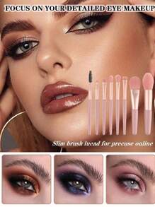 15/1 Set Makeup Brushes - Contour Brush, Powder Puff, Headband, Cosmetic Bag, Waterproof Wash Bag, Eyeliner Brush, Foundation Brush, Powder Brush, Concealer Brush, Nose Shadow Brush, Eyeshadow Brush, Blush Brush, Highlighter Brush, Makeup Sponge, Makeup Puff, Makeup Sponge, Velvet Triangular Puff, Water Drop Puff, Quick-Drying Puff, Wristband, Shower Headband