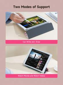 Customized Photo IPad Protective Case & Bow Leather Sleeve Compatible With IPad 10.2, IPad Pro 11-In.(M4)-2024, Tab S7/S8 11 Inch, Tab A7 Lite 8.7 Inch, Support Sleep/Wake, Stylus Slot, Ideal For Newborn, Kids, Family, Christmas, New Year Gift