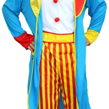 成人小丑服装，搞笑小丑燕尾服套装，舞台表演服装带假发/鞋子/鼻子 - 燕尾小丑服裝 - 查看 8