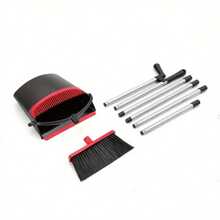 Long Handled Dustpan And Brush Set Cleaning Broom Combination Dust Pan And Brush Combo With Long Handle Upright Sweep Cleaning Kit For Indoor Outdoor Household Floor Cleaning Sweeping - Variant1 - View 8