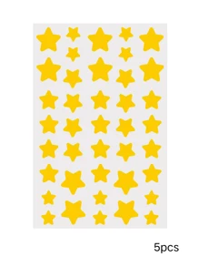 200 Parches para el acné, parches en forma de estrella decorativos para el rostro, calcomanías de estado de ánimo, a prueba de agua y sudor, decoraciones faciales para fiestas, ocultador de imperfecciones, parches para el acné, se envían al azar dos paquetes.