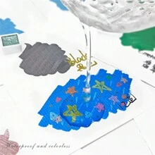 GuangNa 12/24 Colors Dual Tips Metallic Waterproof Permanent Paint Marker Pens For DIY Epoxy Resin Mold Drawing Craft Graffiti Art Supplies