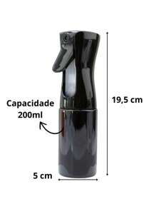 Borrifador Pulverizador Névoa De Água Barbeiro 200ml