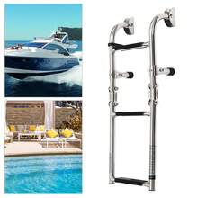 Boat Ladder - Black and Silver - View 7