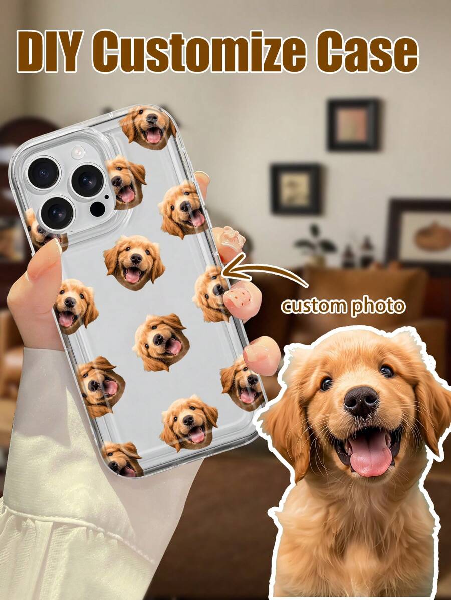 1 Ốp lưng điện thoại TPU trong suốt tùy chỉnh 1.0 tương thích với iPhone 15 Pro Max/17 Pro Max/17, S24U và các mẫu khác - Trong sáng - Xem 1