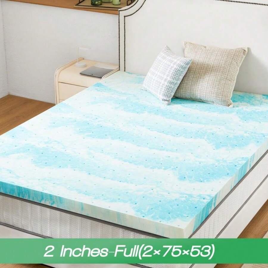 Sweet Furniture S -  Mattress Topper Full Gel Memory Foam Mattress Topper - Đầy đủ-2 inch - Xem 1