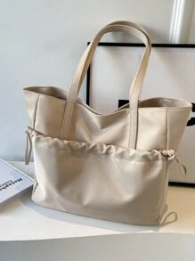 Personalized Custom Embroidered Name Large Nylon Shoulder Bag Tote Handbag For Women Bags Ladies - Multicolor - View 8