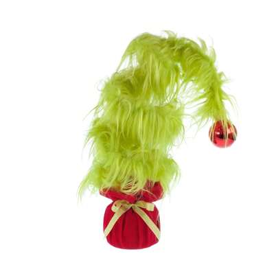 Desktop Christmas Tree, Furry Holiday Desk Ornament Home Office Decor Party Favor Present