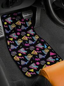 Custom Car Mat 4 Pieces Set - Personalize With Your Photo, Logo And Text - For Cars, Trucks, SUVs - Non-Slip, Easy-To-Clean Interior Protection