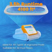 (2023) Tank X11 Cordless Rechargeable Robotic Swimming Pool Cleaner - Multicolor - View 4