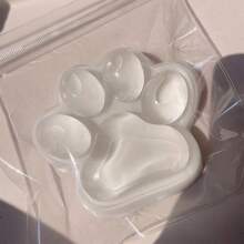 ジャンボ超特大サイズ かわいい猫の肉球 スクイーズストレス解消玩具、強く引き付ける ゆっくりとしたリバウンド不安解消ガジェット - 透明 - チェックする 3