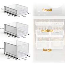 Cabinet Organizer On Wheels-Versatile Storage Solution For Kitchen, And Bedroom-Durable Metal, Open Top Design, Baskets, Bins And Containers For Home Organization; - White - View 1