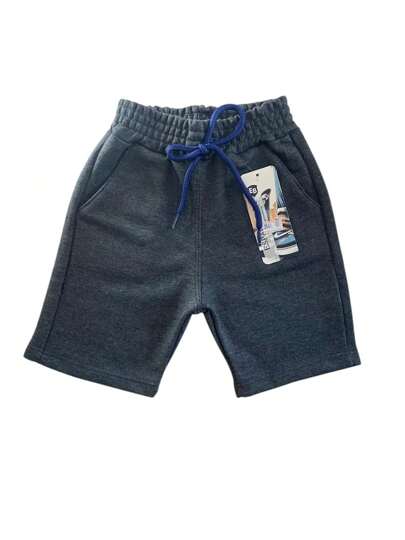 Short para Meninos Recém Nascido Bebê de Algodão Moletinho Infantil Masculina Bermuda 01 ao 03