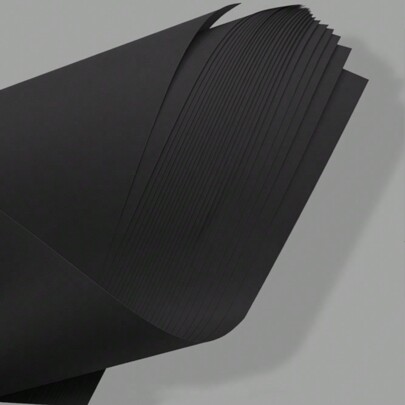 20 Sheets Of A4/A3 Black Cardstock, Suitable For Art Writing, Handwritten Newspapers, Painting, Handmade DIY, Paint Painting And Handmade Greeting Cards Back To School