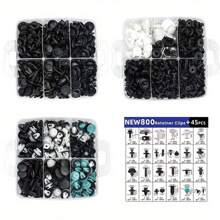 1000PCS Car Retainer Clips&Auto Bumper Plastic Repair Kit, Fastener Expansion Screw Clip, Push-Type Retainers Set Bumper Panel Rivets Kit