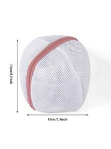 1pc Premium Bra Laundry Bag - Protective Mesh Washing Bag For Delicates - Prevents Entanglement, Deformation, And Color Rubbing, Fully Safeguards Your Intimate Apparel,Spring,Minimalist,Summer Tops - Multicolor - View 3