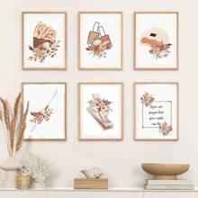 1 peça Pôsteres de arte de parede Moldura opcional Esmalte moderno para aprimoramento de unhas Salão de beleza Moda feminina Pôster Impressão de arte de parede nórdica Pintura em tela Decoração de quarto Imagem abstrata, sem moldura