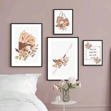 1 peça Pôsteres de arte de parede Moldura opcional Esmalte moderno para aprimoramento de unhas Salão de beleza Moda feminina Pôster Impressão de arte de parede nórdica Pintura em tela Decoração de quarto Imagem abstrata, sem moldura