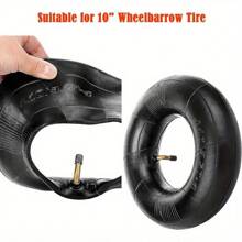 2Pcs Wheelbarrow Inner Tube For Wheelbarrow Bent Valve Fits 4.10/3.50-4 Inner Tube  10" Wheelbarrow Tire Replacement Inner Tubes - Variant1 - View 5