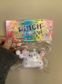 Random Color & Style Hamster Squeeze Toy, Stress Relief Cute Cartoon Mouse TPR Soft Squeeze Toy,Squishie,Slime,Stocking Stuffers For Teens - Multicolor - View 5