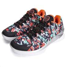 Under Armour Zapatillas deportivas CURRY 1 LOW FLOTRO, zapatillas casuales duraderas, zapatillas de baloncesto - negro/blanco/plata - Ver 2