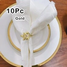 2-100 حلقة مفرش طاولة على شكل أوراق شجر الذهبية، حلقات مفارش طاولة على شكل أوراق الصفصاف، حلقات مفارش طاولة بطراز عتيق، حلقات مفارش طاولة ثلاثية الألوان أنيقة، مناسبة لديكور طاولات الأعياد والأعراس والحفلات والولائم وفنادق، حلقات مفارش معدنية بتصميم أوراق شجر إبداعي، مناسبة للأعياد والتخرج والأعراس والحفلات والاستخدام اليومي (ذهبي وفضي وزهري)، مثالية لديكور طاولات البوفيه' - متعدد الألوان - مشاهدة 16