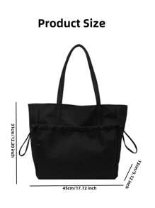 Personalized Custom Embroidered Name Large Nylon Shoulder Bag Tote Handbag For Women Bags Ladies - Multicolor - View 7