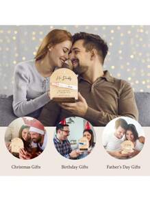 给爸爸的惊喜，婴儿公告标志木牌 - 婴儿展示创意（不包括妊娠试验） - 彩色 - 查看 5