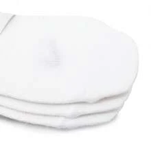 Nike 3pcs/Pack Women's Lightweight Footie Low Cut Socks, Style: SX4863-101 - White - View 8
