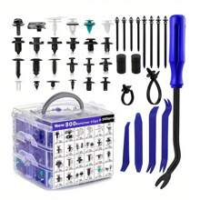 1000PCS Car Retainer Clips&Auto Bumper Plastic Repair Kit, Fastener Expansion Screw Clip, Push-Type Retainers Set Bumper Panel Rivets Kit
