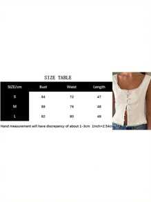 Womens Solid Color Tank Tops, Sleeveless Scoop Neck Lace Trim Summer Button Down Shirt - 白色 - 查看 11