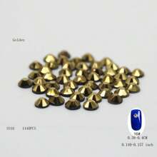 288 piezas/1440 piezas Rhinestones fluorescentes SS6-SS16 neón, cristal brillante súper Strass de vidrio para aplicar con plancha en telas, prendas y decoración de uñas DIY