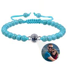 Custom Bracelet With Picture Inside Personalized Projection Bracelets With Photos Picture Bracelet Personalized Memorial Gifts