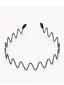 6pcs Men's Headband Hipster Men Invisible Pressure Back Head Wave Headband Face Wash Sports Headband Bundle Hair Clip