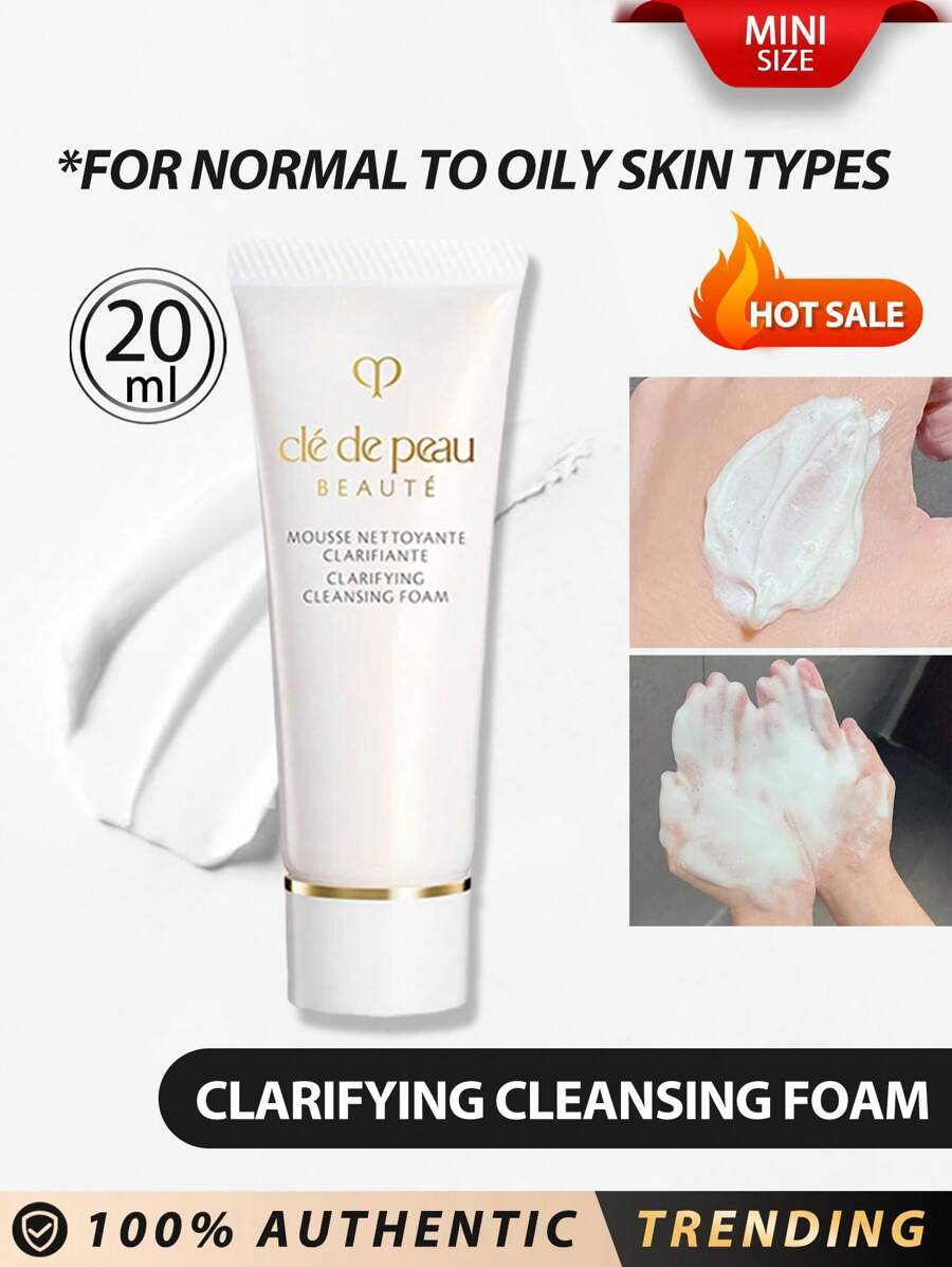 CPB CLARIFYING CLEANSING FOAM N 20ml Enriched With Amino Acids And Extra-Gentle Exfoliating Beads. Cleanses By Effectively Removing Impurities And Excess Sebum With A Light Foam. Leaves Skin Clear, Bright And Refined While Feeling Deeply Nourished. - For Oily Skin 20ml - 查看 1