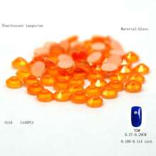 288 piezas/1440 piezas Rhinestones fluorescentes SS6-SS16 neón, cristal brillante súper Strass de vidrio para aplicar con plancha en telas, prendas y decoración de uñas DIY