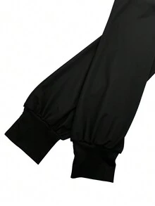 Elegancka sukienka damska z falbaniastym kołnierzykiem, czarna sukienka, jesienno-zimowa sukienka damska, rękawy typu lampion i rozcięcie u dołu, odpowiednia na bale, imprezy, randki, wesela, spotkania, Halloween, Święto Dziękczynienia, Boże Narodzenie, Nowy Rok, styl dojazdów do pracy, elegancka, modna i seksowna sukienka damska.