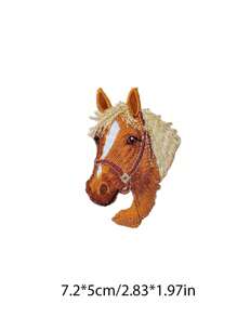 1 Piece Animal Horse Embroidery Clothes Patch Iron On Stickers Fashion DIY Applique Accessories Fashion Decoration Summer, School