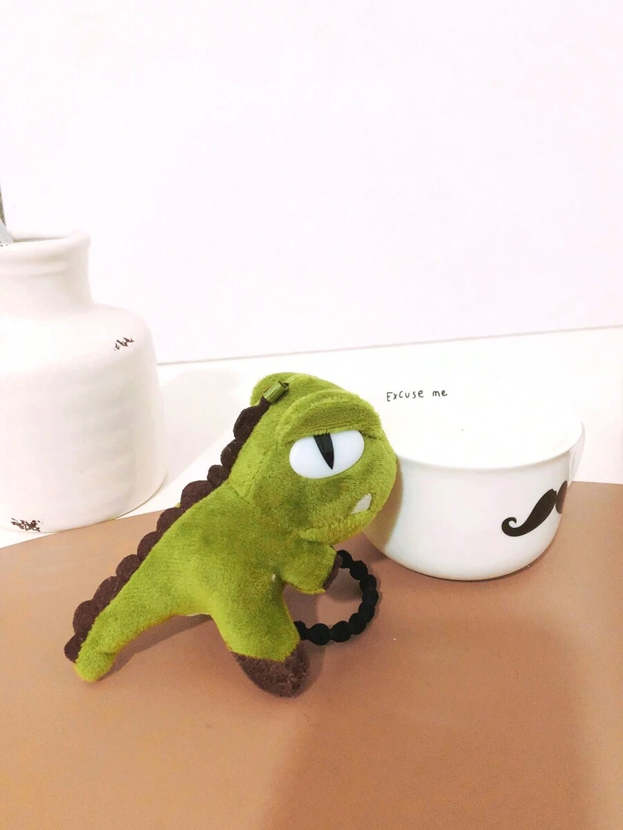 Cartoon Dinosaur Decor Hair Tie Cute - Green - View 1
