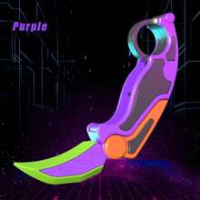 Fidget Claw Knife, 3D Gravity Knife Toy, 3D Gravity Plastic, Toy Switchblade, Printed, Printing Knife, Carrot Knife,Sensory Knife Fidget Toys For  Anxiety Stress Relief Toy - B - 查看 1