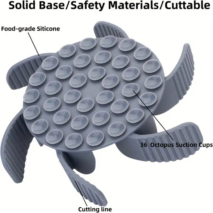 Spirale Slow Feeder Für Hundenäpfe - 36 Saugnäpfe, Lebensmittelechtes Silikon (für Große Hunde)