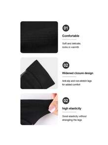 M Graphene Black Basic Sports Knee Pads, Unisex Running Hiking Basketball Cycling Knee Support Brace - Black - View 10
