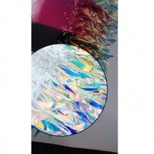 1 码网状流苏亮片蕾丝边舞台表演拉丁舞裙婚纱流苏面料 DIY 缝纫配件 - 彩色 - 查看 10