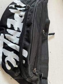 1pc New Kid's Waist Bag For Boys And Girls Casual Crossbody Bag For Kids With Money Pouch, Coin Purse, And Zipper Compartments