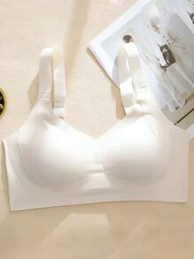 3pcs Minimizing Big Cup Adjustable Full Coverage Bras For Women, Preventing Sagging, Wireless Plus Size, Thin