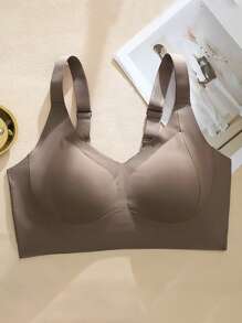 3pcs Minimizing Big Cup Adjustable Full Coverage Bras For Women, Preventing Sagging, Wireless Plus Size, Thin