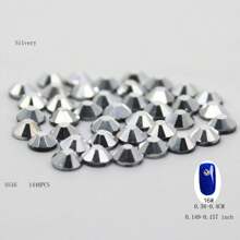 288 piezas/1440 piezas Rhinestones fluorescentes SS6-SS16 neón, cristal brillante súper Strass de vidrio para aplicar con plancha en telas, prendas y decoración de uñas DIY