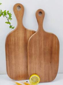 1pc Rosewood Creative Baseball Bat Shaped Cutting Board, Bread Board, Pizza Board, Sushi Board, Fruit Chopping Board, Asymmetric Double-Sided Chopping Board, Fruit Tray, Snack Tray, Tableware Tray, Dining Table Decor Tray, Halloween Christmas Decor Plate, Halloween Gift - Multiple Specifications - View 12
