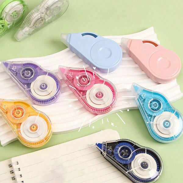 Multi-Color Highly Attractive Level Correction Tape, No Tape Correction Tape, Large Capacity Correction Tape, Office And School Supplies,